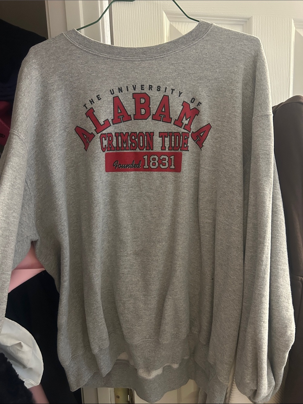 University of Alabama Crimson Tide Gray Sweatshirt